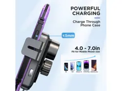 هولدر و شارژر وایرلس جویرومJR-ZS219 Three-axis electric wireless charging car holder