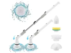 فرچه و برس برقی دسته بلند جیساپ تمیز کننده تمام سطوح   Electric Spin Scrubber Cordless Cleaning jesopb