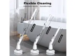 فرچه و برس برقی دسته بلند جیساپ تمیز کننده تمام سطوح   Electric Spin Scrubber Cordless Cleaning jesopb
