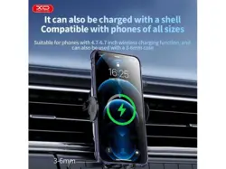 هولدر و شارژر وایرلس موبایل داخل خودرو ایکس او XO WX038 2in1 Wireless fast charger 15W dashboard