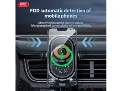 هولدر و شارژر وایرلس موبایل داخل خودرو ایکس او XO WX038 2in1 Wireless fast charger 15W dashboard