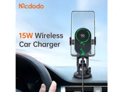 هولدر و شارژر وایرلس مکدودو MCDODO CH-1600 ZN Series Dual Coil Wireless Charger Car Amount