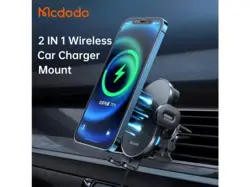 هولدر و شارژر وایرلس مکدودو MCDODO CH-1600 ZN Series Dual Coil Wireless Charger Car Amount