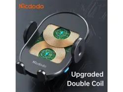 هولدر و شارژر وایرلس مکدودو MCDODO CH-1600 ZN Series Dual Coil Wireless Charger Car Amount