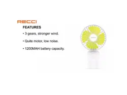 پنکه رومیزی رسی recci desktop angel