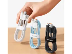 کابل شارژ سوپر فست 100 وات تایپ‌ سی 1 متری بیسوس Baseus Dynamic Series Fast Charging Data Cable USB to Type-C 100W CALD000602