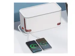 چند راهی برق و نظم دهنده الدنیو دارای 5 سوکت و 3 یواس‌بی  LDNIO Management Power Strip Box SC5309