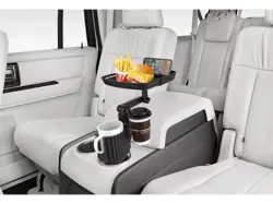 هولدر ، جا لیوانی و نگهدارنده غذا مخصوص خودرو car cup holder with a food tray and attachable cup holder tray - فروشگاه رایابای