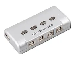 دیتا سوئیچ USB 2.0 اتوماتیک 4 پورت