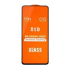 محافظ صفحه نمایش فول چسب تمام صفحه 10D مناسب برای گوشی موبایل شیائومی Redmi Note 9 promax