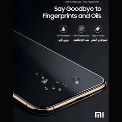 محافظ صفحه نمایش فول چسب تمام صفحه 10D مناسب برای گوشی موبایل شیائومی Redmi Note 9