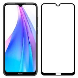 محافظ صفحه نمایش فول چسب تمام صفحه 10D مناسب برای گوشی موبایل شیائومی Redmi note 8T