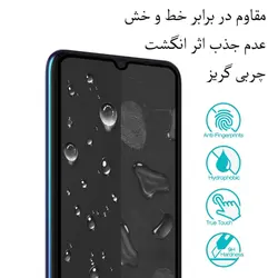 محافظ صفحه نمایش فول چسب تمام صفحه 10D مناسب برای گوشی موبایل شیائومی Redmi note 8T