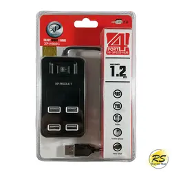 هاب 4 پورت USB 2.0 مدل XP-H809