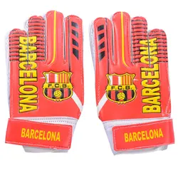 دستکش دروازه بانی پسرانه طرح بارسلونا مدل L13