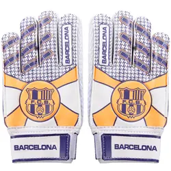دستکش دروازه بانی پسرانه طرح بارسلونا کد L90