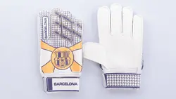 دستکش دروازه بانی پسرانه طرح بارسلونا کد L90
