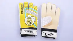 دستکش دروازه بانی پسرانه طرح رئال مادرید مدل L13