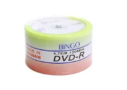 دی وی دی خام بینگو بسته ۵۰ عددی DVD Bingo