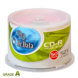 سی دی خام دکتر دیتا مدل CD-R پک 50 عددی