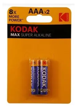 باتری نیم قلمی آلکالاین کداک KODAK مدل MAX Super Alkaline جفتی