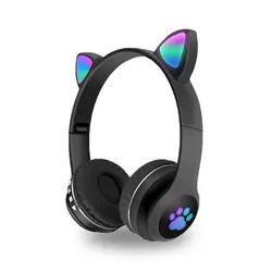 هدفون بلوتوثی گربه ای مدل headphone cat vzv-24m 23M