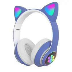 هدفون بلوتوثی گربه ای مدل headphone cat vzv-24m 23M