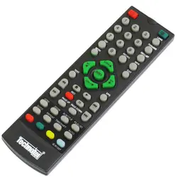 کنترل گیرنده دیجیتال تکنوتل کوتاه دکمه ی سبز رنگ technotel