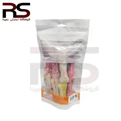 تشویقی سگ مانچی وارف استخوان رنگی 12 عددی