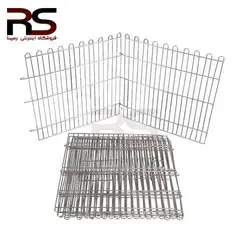 پارک محدود کننده سگ 6 ضلعی استیل
