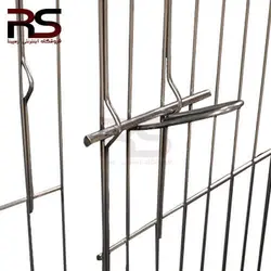 پارک محدود کننده سگ 6 ضلعی استیل