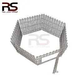 پارک محدود کننده سگ 6 ضلعی استیل