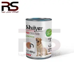 کنسرو پته شایر مخصوص سگ میانسال با طعم مرغ 400 گرم