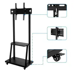 پایه ایستاده تلویزیون نمایشگاهی سایز 40 تا 65 اینچ