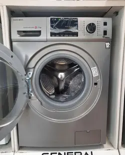 ماشین لباسشویی پاکشوما 7 کیلویی نقره ای مدل BWF-40714 ST