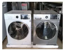 ماشین لباسشویی کم مصرف پاکشوما 9 کیلویی مدل BWF-40901 ST نقره ای | ری کالا