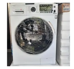 ماشین لباسشویی کم مصرف پاکشوما 9 کیلویی مدل BWF-40901 ST نقره ای | ری کالا