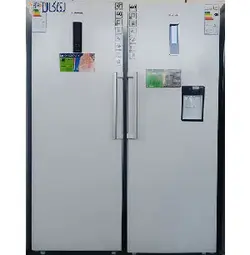 یخچال فریزر دوقلو الکترواستیل سفید چرمی مدل Electrosteel ES24LW Refrigerator