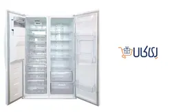 یخچال فریزر دوقلو الکترواستیل سفید چرمی مدل Electrosteel ES23LW Refrigerator