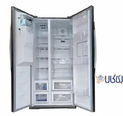 یخچال فریزر ساید بای ساید الکترواستیل سفید چرمی مدل Electrosteel ES51LW Refrigerator