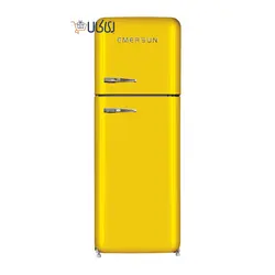 یخچال فریزر کلاسیک امرسان 16 فوت زرد مدل Emersun TF16T329CLA Refrigerator