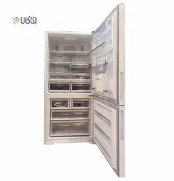 یخچال فریزر کمبی هیمالیا سفید چرمی مدل امگا پلاس