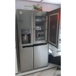 یخچال فریزر ساید بای ساید دوو پرایم 3 درب سفید متالیک مدل DSI-3640MW