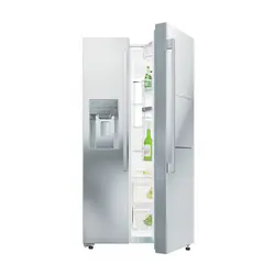 یخچال فریزر ساید بای ساید استیل دوو مدل D4S-3340SS | قیمت و خرید یخچال فریزر ساید