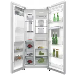 یخچال فریزر ساید بای ساید استیل دوو مدل D4S-3340SS | قیمت و خرید یخچال فریزر ساید