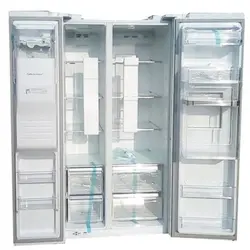 یخچال فریزر ساید بای ساید سفید دوو مدل D4S-2915MW | قیمت و خرید یخچال فریزر ساید