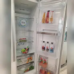 یخچال فریزر ساید بای ساید سفید دوو مدل D4S-2915MW | قیمت و خرید یخچال فریزر ساید