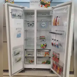 یخچال فریزر ساید بای ساید سفید دوو مدل D4S-2915MW | قیمت و خرید یخچال فریزر ساید