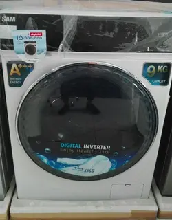 ماشین لباسشویی 9 کیلویی سام سفید مدل DD-P1485W - ری کالا