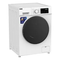 ماشین لباسشویی 8 کیلویی سام سفید مدل UN-Q1435W - ری کالا
